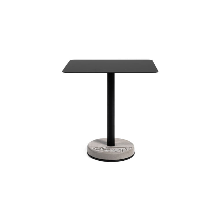 media image for Donut - Rectangular Bistro Table in Black 228