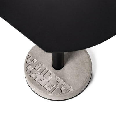 product image for Donut - Round Cutaway Bistro Table in Black 27