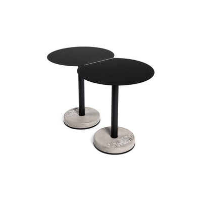 product image for Donut - Round Cutaway Bistro Table in Black 9