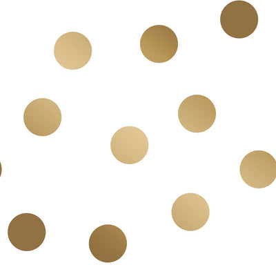 product image of sample dots metallic gold peel and stick wallpaper by tempaper 1 551