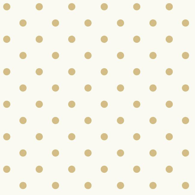 media image for Dots On Dots Wallpaper in Ochre and White from the Magnolia Home Collection by Joanna Gaines 282