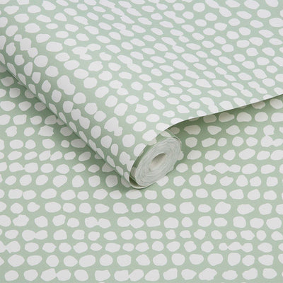 product image for Dots Wallpaper in Green from the Exclusives Collection by Graham & Brown 69