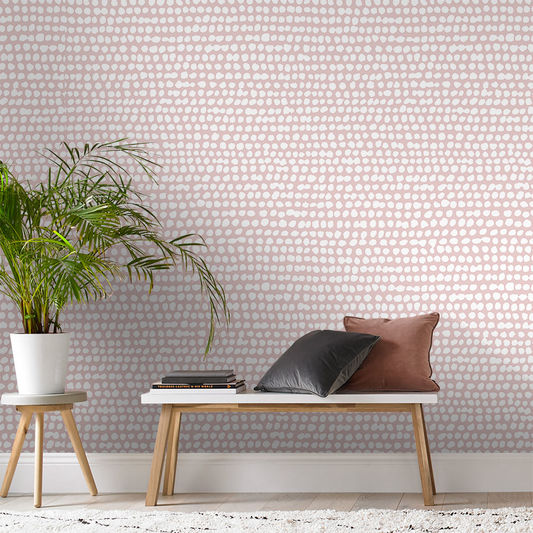 media image for Dots Wallpaper in Pink from the Exclusives Collection by Graham & Brown 213