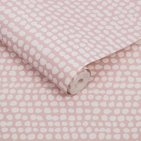 media image for Dots Wallpaper in Pink from the Exclusives Collection by Graham & Brown 234