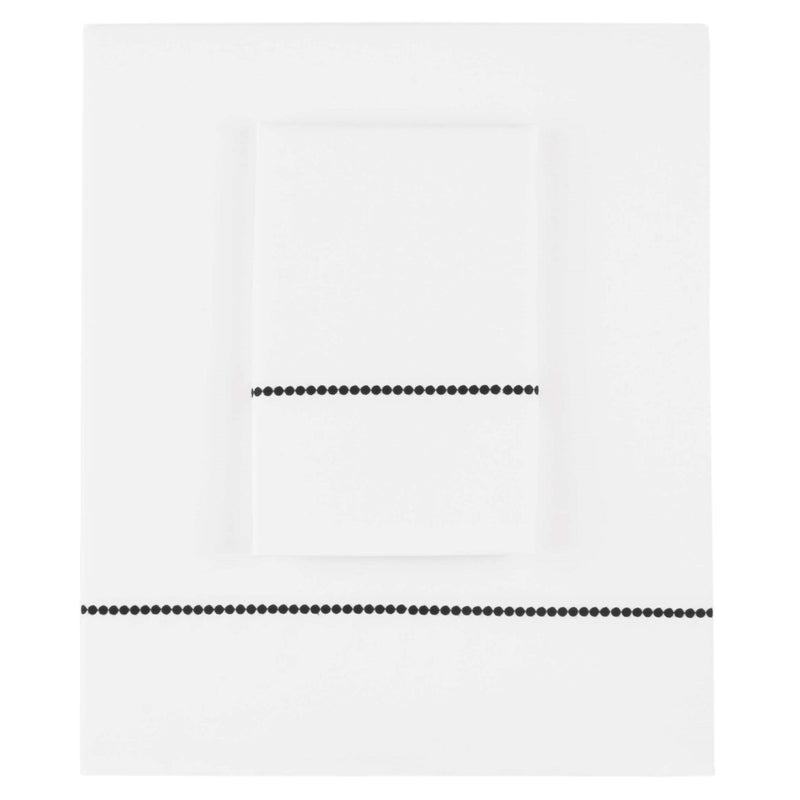 media image for Dottie Embroidered Black Sheet Set 2 294