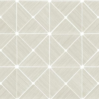 product image of Double Diamonds Peel & Stick Wallpaper in Off White by York Wallcoverings 594