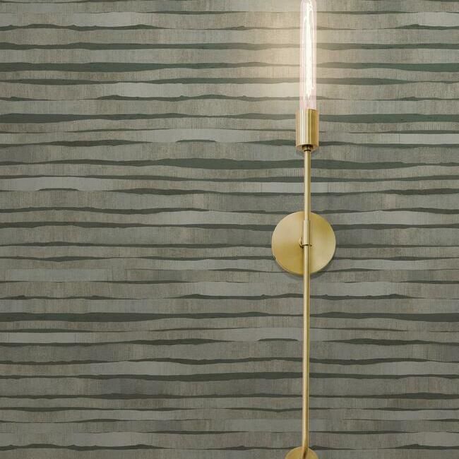 media image for Dreamscapes Wallpaper in Charcoal from the Ronald Redding 24 Karat Collection by York Wallcoverings 271