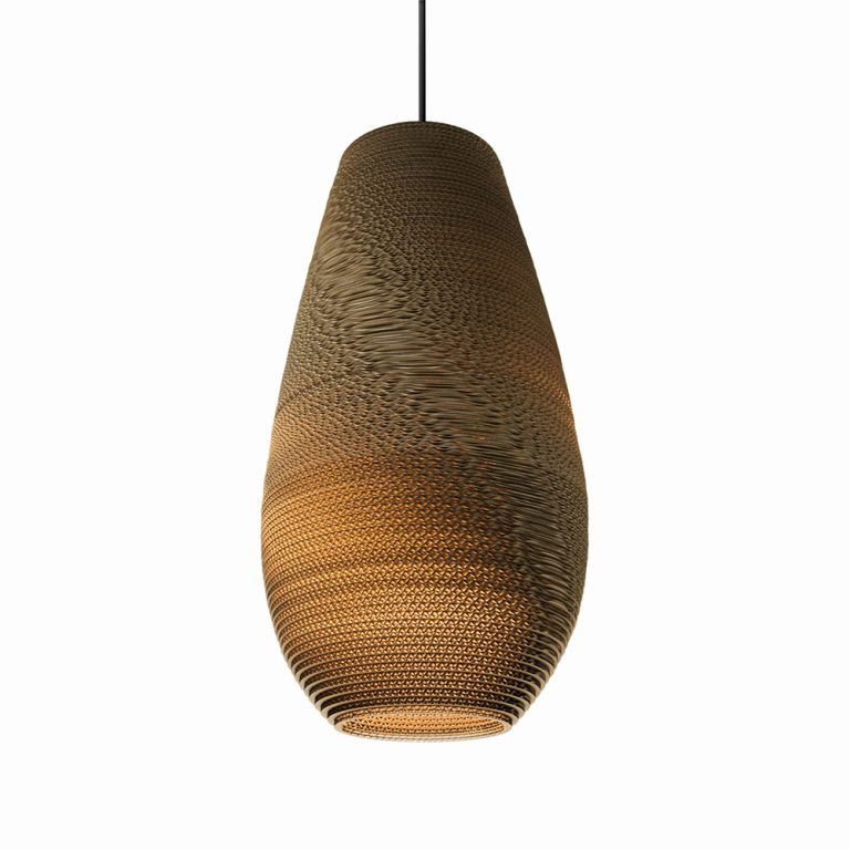 media image for Drop Scraplight Pendant Natural in Various Sizes 239