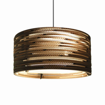 product image for Drum Scraplight Pendant Natural in Various Sizes 13
