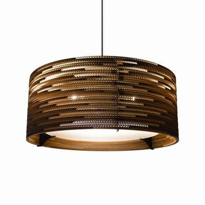 product image for Drum Scraplight Pendant Natural in Various Sizes 43