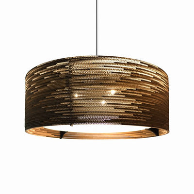 product image for Drum Scraplight Pendant Natural in Various Sizes 72
