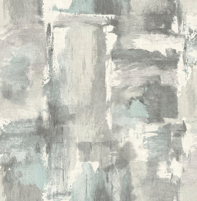 product image for Dry Brush Faux Wallpaper in Snowy Mountain from the Living With Art Collection by Seabrook Wallcoverings 81