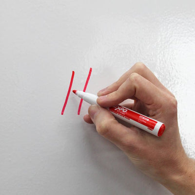 product image for Dry Erase Self-Adhesive Wallpaper in White design by Tempaper 1