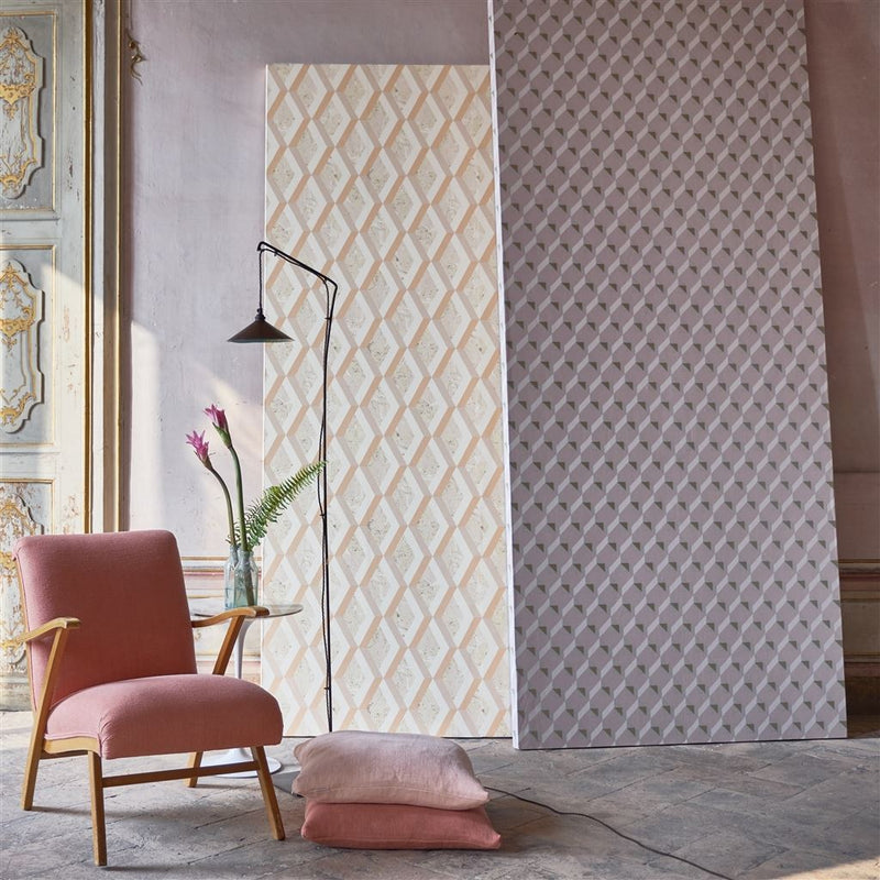 media image for Dufrene Wallpaper in Cameo from the Mandora Collection by Designers Guild 297