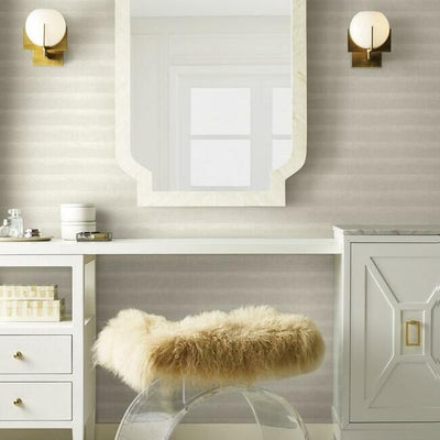 product image for Dunes Wallpaper in White and Platinum by Antonina Vella for York Wallcoverings 23