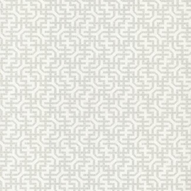 media image for Dynastic Lattice Wallpaper in White from the Traveler Collection by Ronald Redding 293