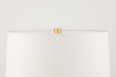 product image for naomi 1 light table lamp by mitzi hl335201 blk gl 6 87