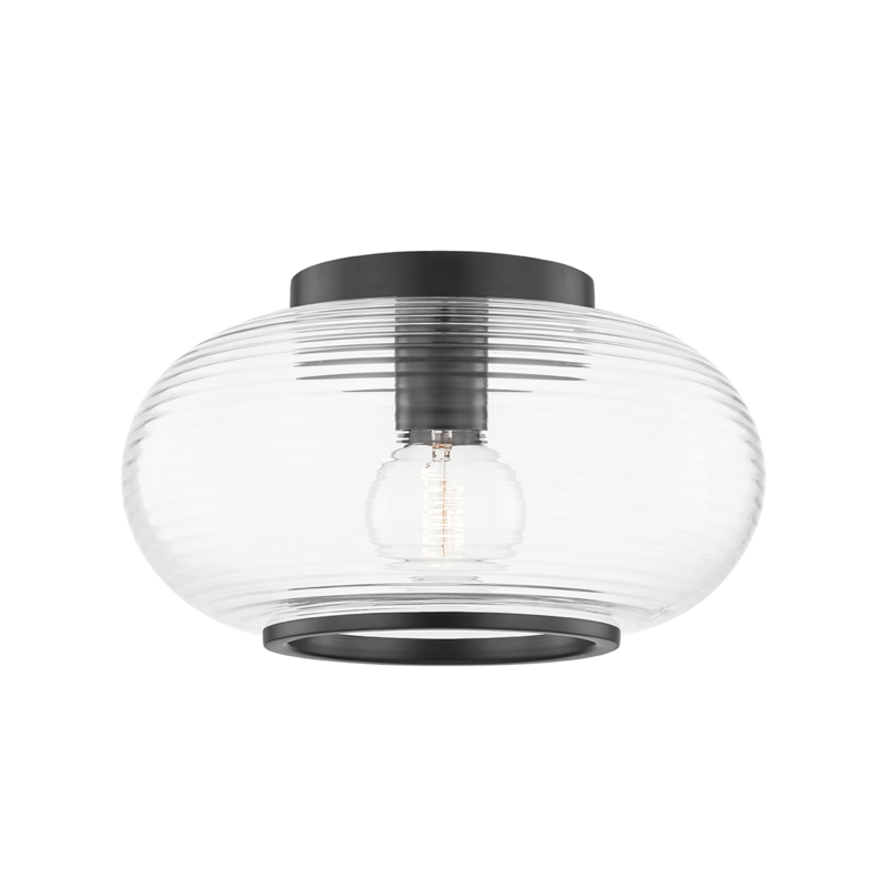 media image for maggie 1 light flush mount by mitzi h418501 agb 3 277