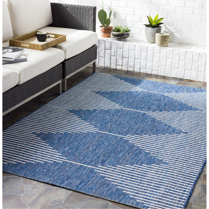 media image for Eagean EAG-2350 Indoor/Outdoor Rug in Navy & White by Surya 263