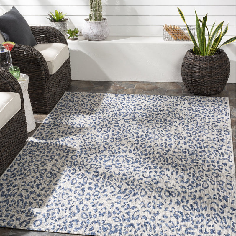 media image for Eagean EAG-2353 Indoor/Outdoor Rug in Navy & Ivory by Surya 299