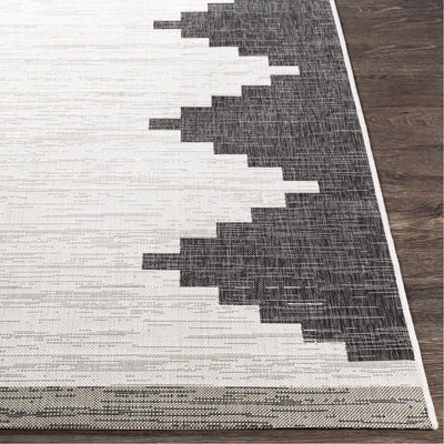 product image for Eagean EAG-2356 Indoor/Outdoor Rug in White & Medium Grey by Surya 79