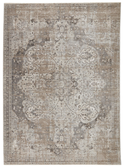 product image for Ginevra Medallion Rug in Gray & Ivory by Jaipur Living 42