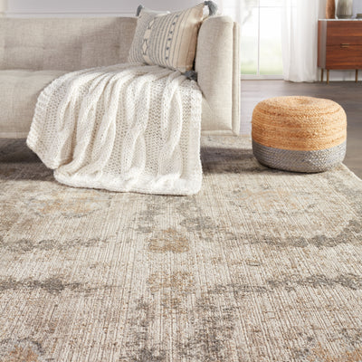 product image for Airi Medallion Rug in Gray & Beige by Jaipur Living 34