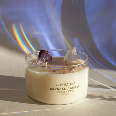 product image of esprit femme crystal candle in various sizes design by tiny bandit 1 522