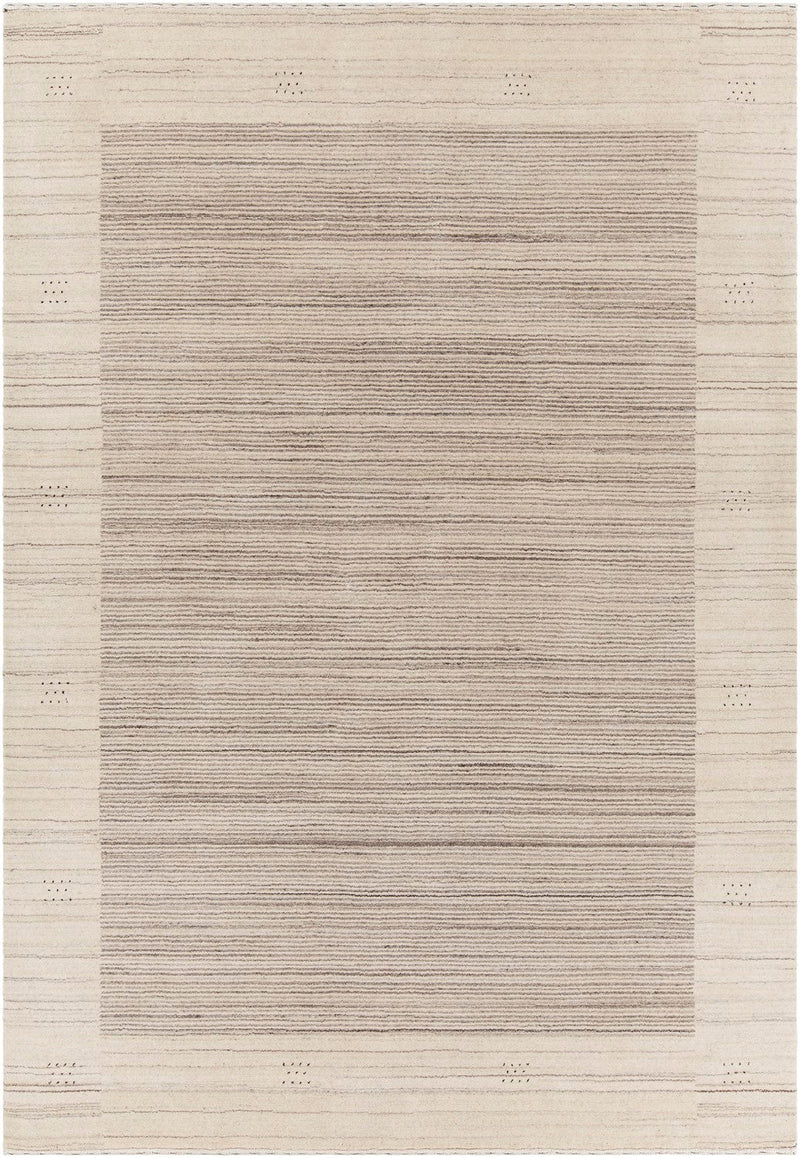 media image for elantra beige brown hand knotted wool rug by chandra rugs ela51700 576 1 23