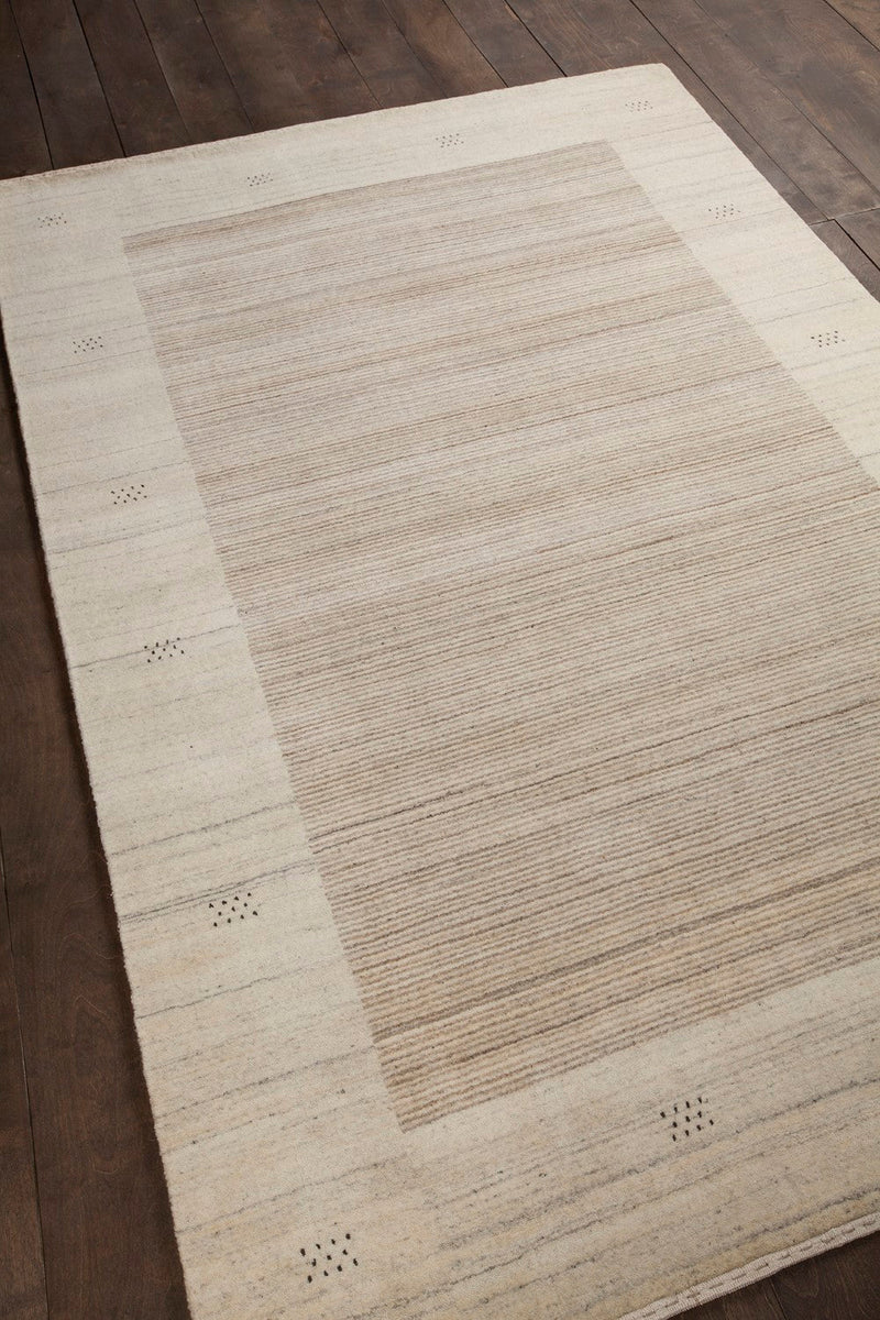 media image for elantra beige brown hand knotted wool rug by chandra rugs ela51700 576 4 243