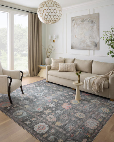 product image for Elysium Charcoal / Multi Rug 39