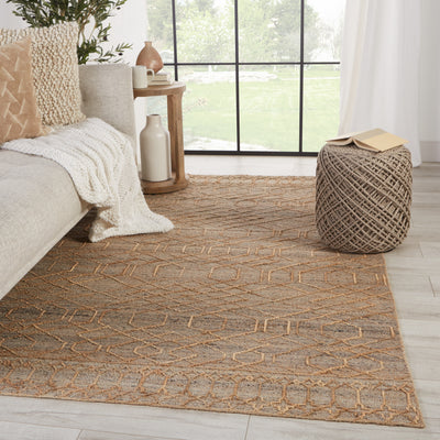 product image for Celia Natural Geometric Beige & Grey Rug by Jaipur Living 38