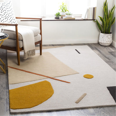 product image for Emma EMM-2300 Hand Tufted Rug in Khaki & Camel by Surya 40