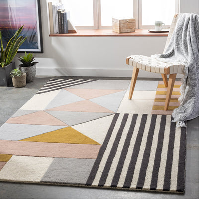 product image for Emma EMM-2302 Hand Tufted Rug in Camel & Medium Grey by Surya 76