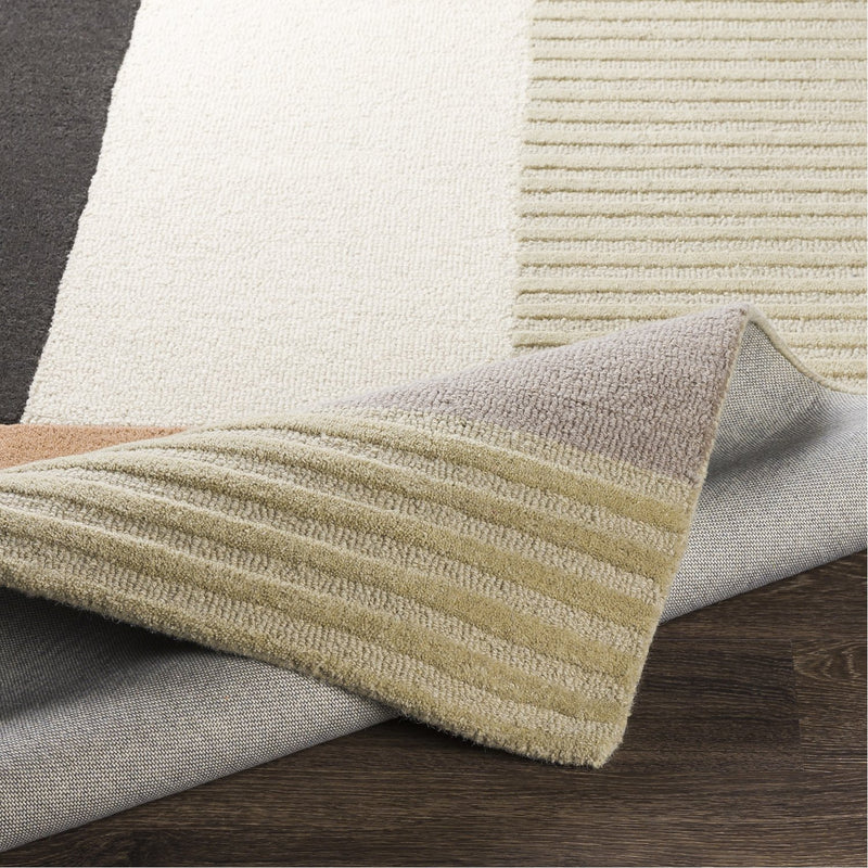 media image for Emma EMM-2304 Hand Tufted Rug in Khaki & Charcoal by Surya 226