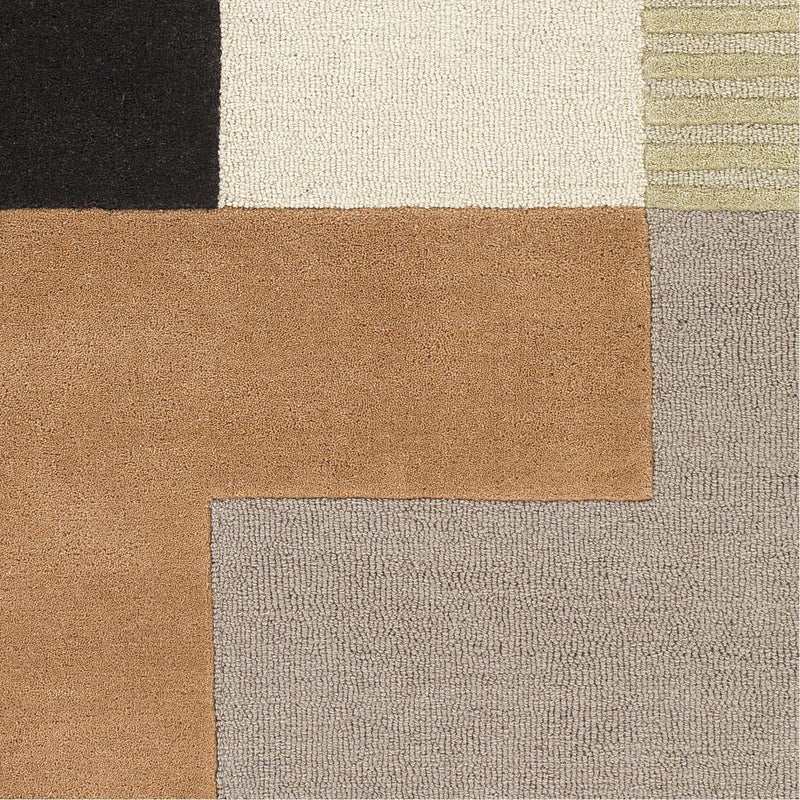 media image for Emma EMM-2304 Hand Tufted Rug in Khaki & Charcoal by Surya 20