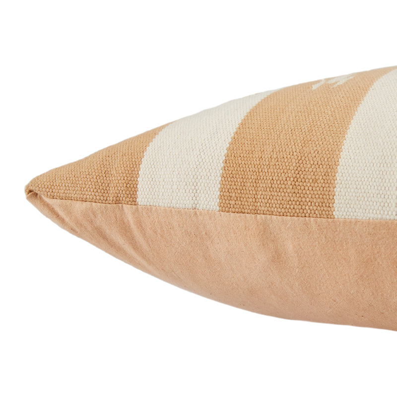 media image for Vanda Stripes Pillow in Light Tan by Jaipur Living 234