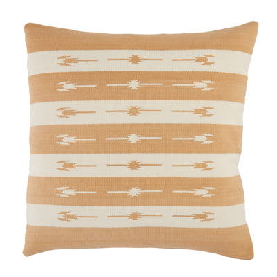 product image of Vanda Stripes Pillow in Light Tan by Jaipur Living 529