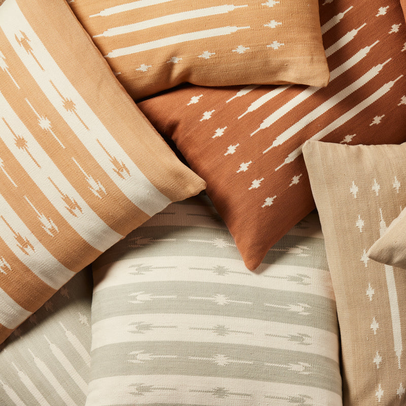 media image for Vanda Stripes Pillow in Light Tan by Jaipur Living 241