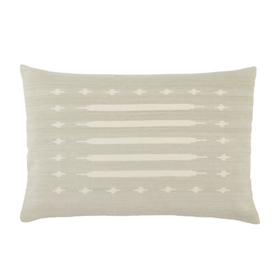 product image of Ikenna Tribal Pillow in Light Gray by Jaipur Living 590