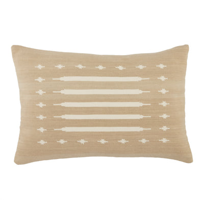 product image of Ikenna Tribal Pillow in Taupe by Jaipur Living 587