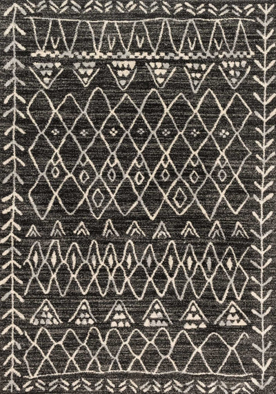 product image for Emory Rug in Black & Ivory by Loloi 1