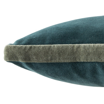 product image for bryn solid teal gray pillow by jaipur 3 20