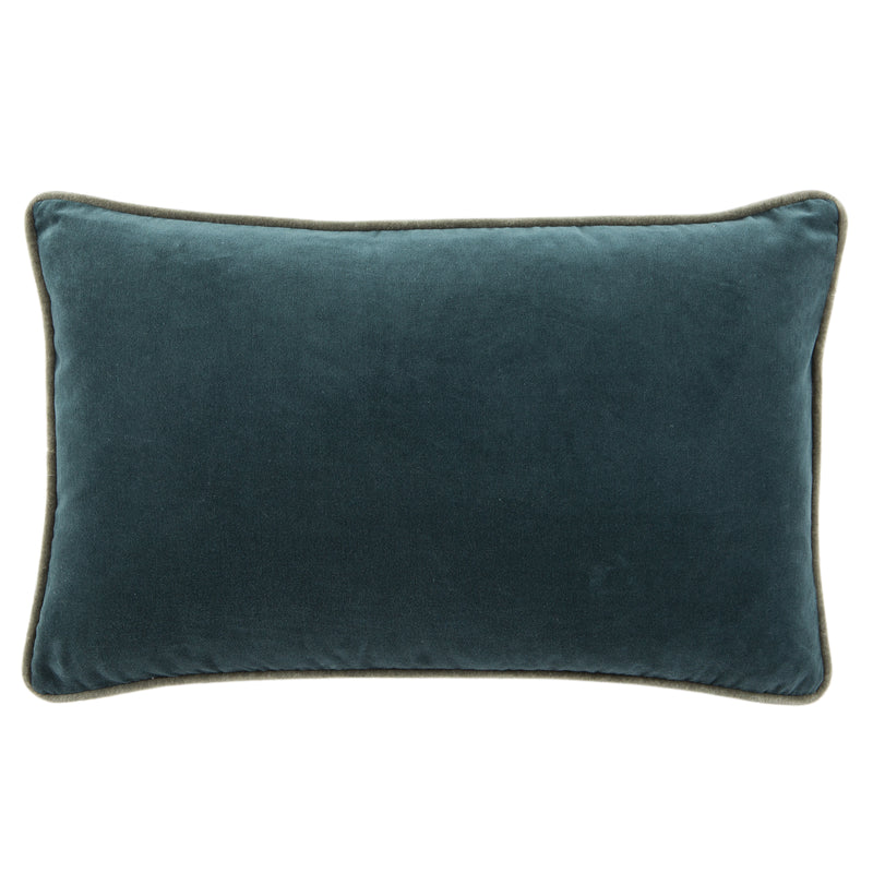 media image for lyla solid teal cream pillow by jaipur 1 248