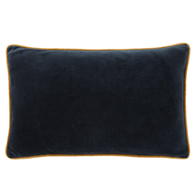 product image for lyla solid navy cream pillow by jaipur 1 11