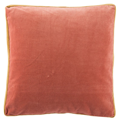 product image for bryn solid pink gold pillow by jaipur 1 67