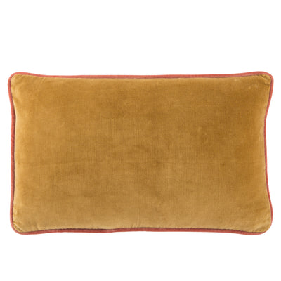 product image for lyla solid gold cream pillow by jaipur 1 50