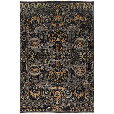 product image for empress rug in black gold design by surya 1 57