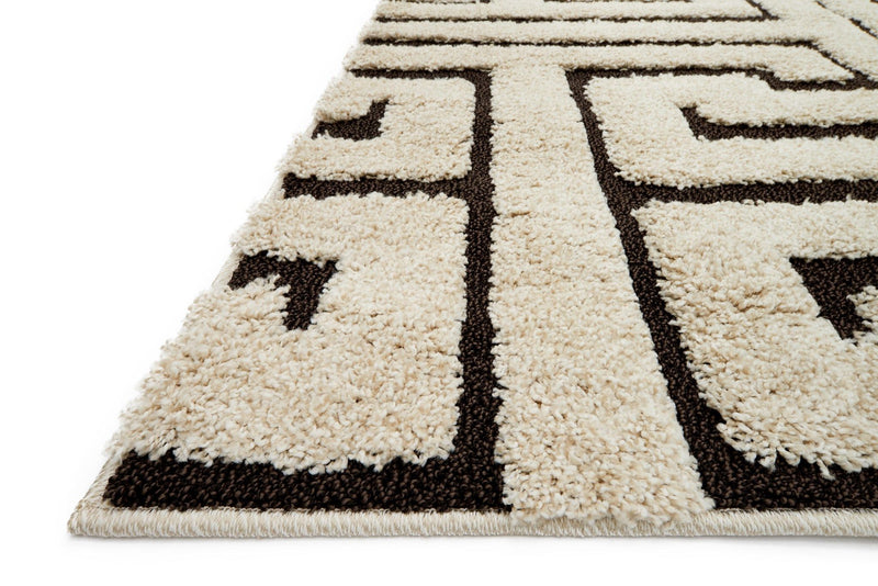 media image for Enchant Rug in Ivory & Dark Brown by Loloi 20