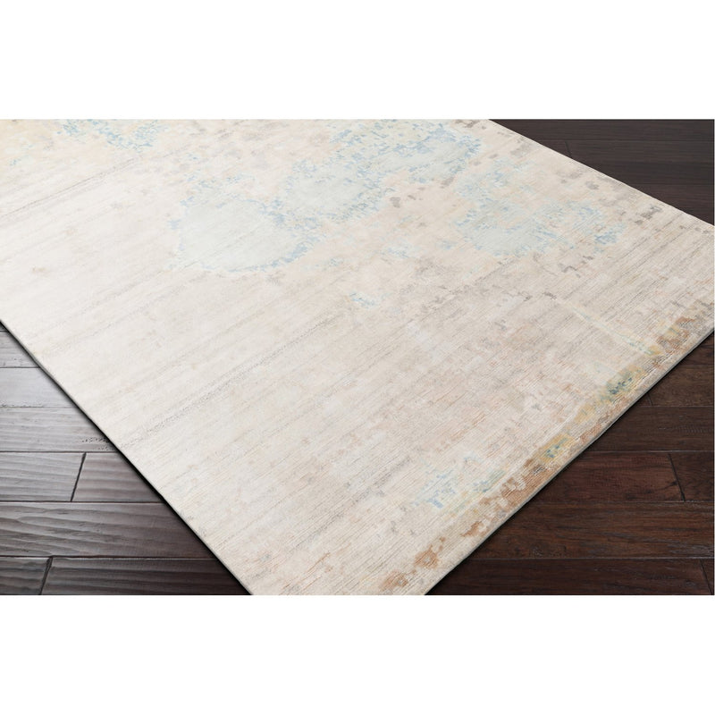 media image for Ephemeral EPH-1000 Hand Knotted Rug in Sky Blue & Sea Foam by Surya 21